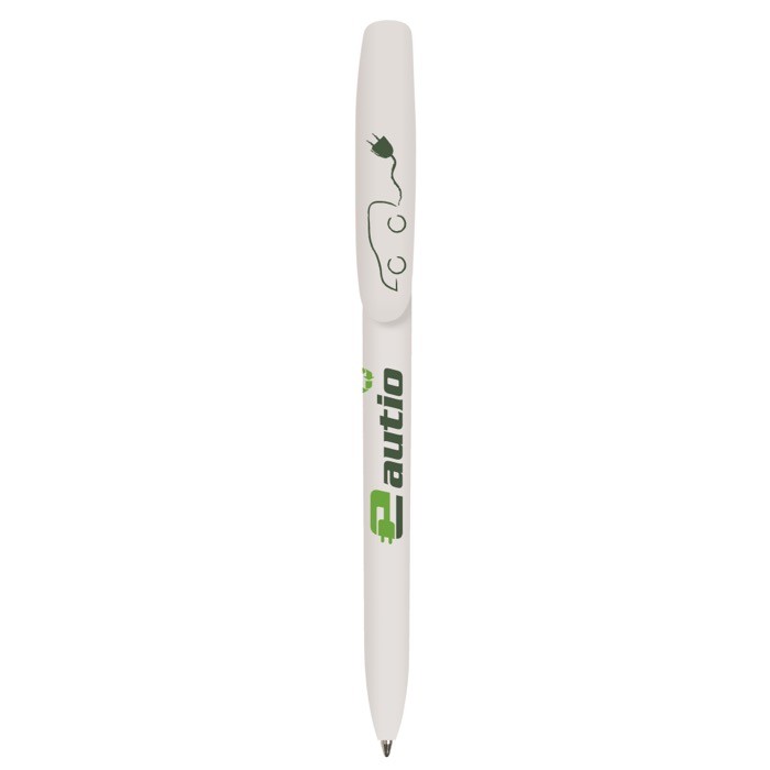 Bolis personalizados BIC color blanco segunda vista Bolis personalizados BIC color blanco segunda vista