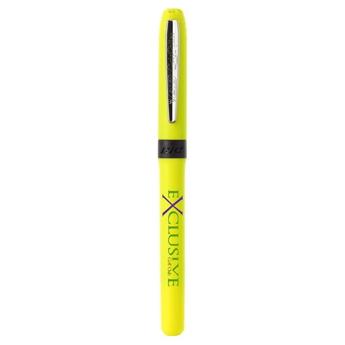 Bolígrafos tinta secado rápido color amarillo primera vista Bolígrafos tinta secado rápido color amarillo primera vista