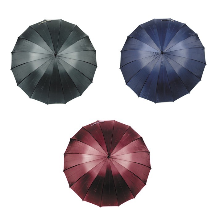 Paraguas automático con mango de madera y 16 paneles Ø120