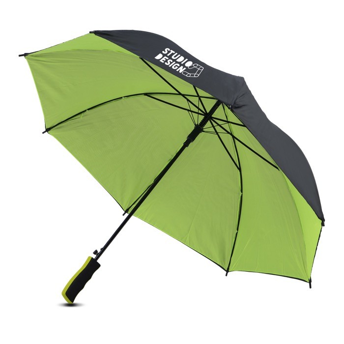 Paraguas automático con interior en colores y 8 paneles Ø103