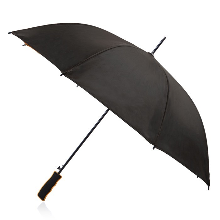 Paraguas automático con interior en colores y 8 paneles Ø103 color naranja vista 2