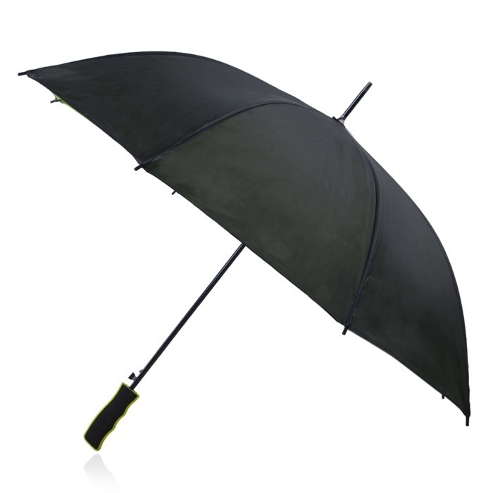 Paraguas automático con interior en colores y 8 paneles Ø103 color verde claro vista 2