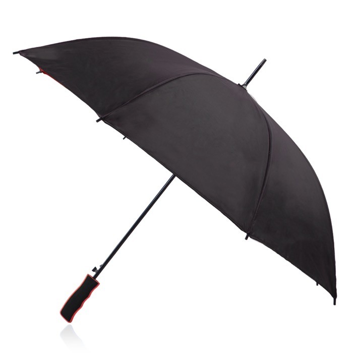 Paraguas automático con interior en colores y 8 paneles Ø103 color rojo vista 2
