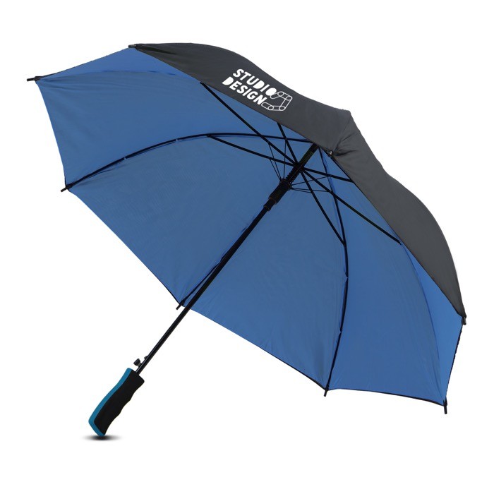 Paraguas automático con interior en colores y 8 paneles Ø103 color azul real vista 1