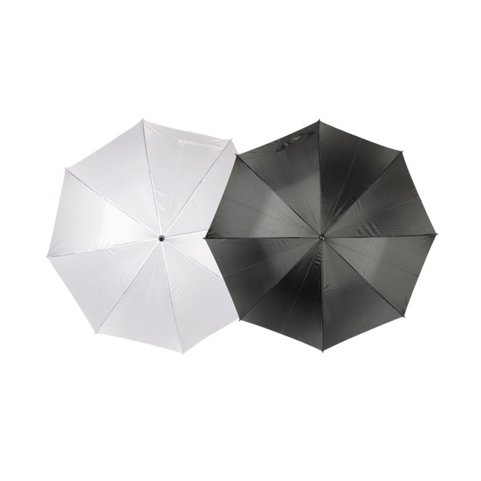 Paraguas automático con mango y exterior a juego Ø103 color negro vista 4