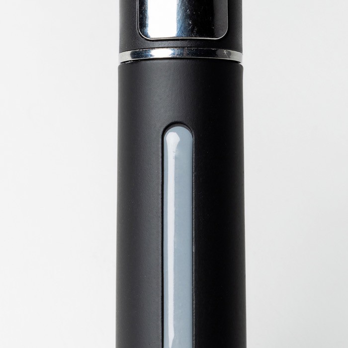 Paraguas pongee 190T elegante con detalles a color Ø122 color gris claro vista 4