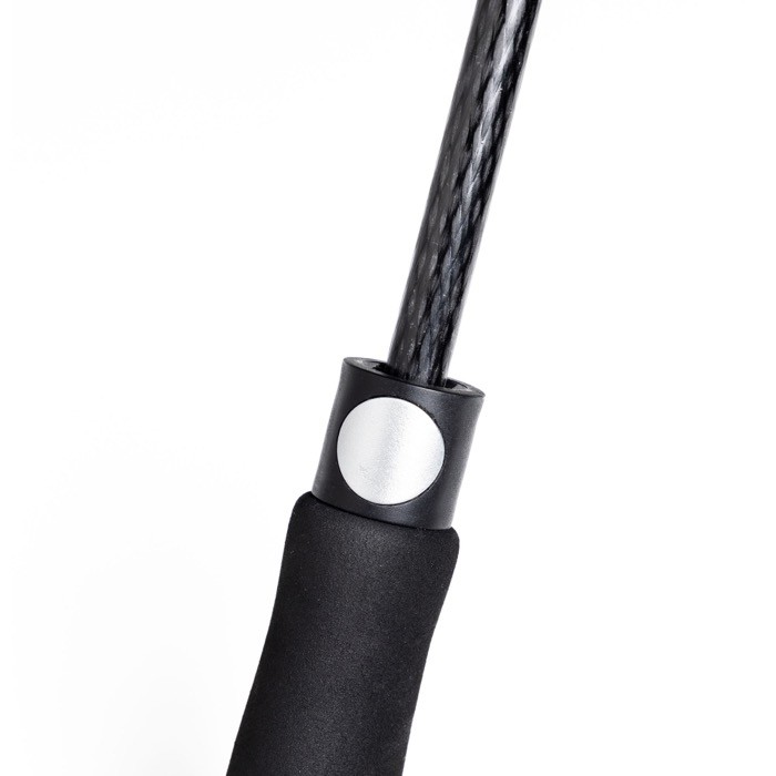 Paraguas de RPET automático de colores con 8 paneles Ø126 color negro