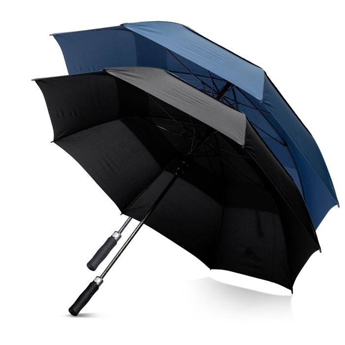 Paraguas de RPET automático de colores con 8 paneles Ø126 vista con varios colores