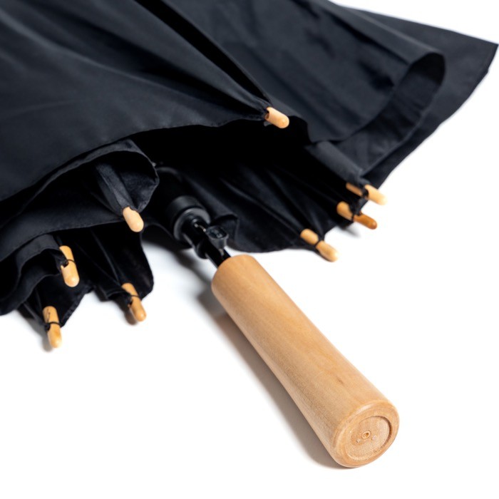 Paraguas automático con mango de madera de 8 paneles y Ø106 vista 1