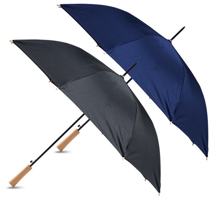 Paraguas automático con mango de madera de 8 paneles y Ø106 vista con varios colores