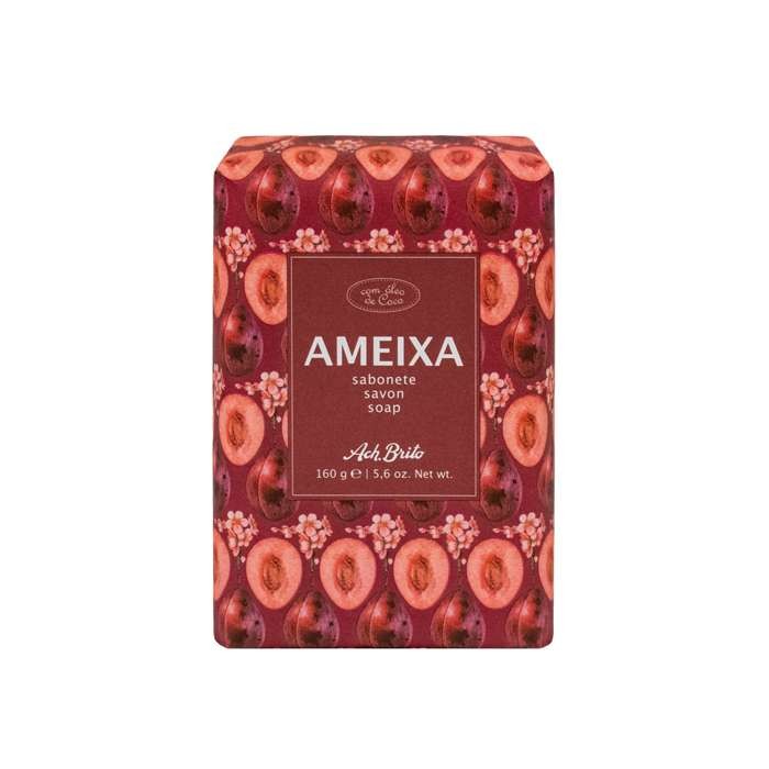 Jabón vegetal con aceite de coco fabricado en Portugal 160g color burdeos Jabón vegetal con aceite de coco fabricado en Portugal 160g color burdeos