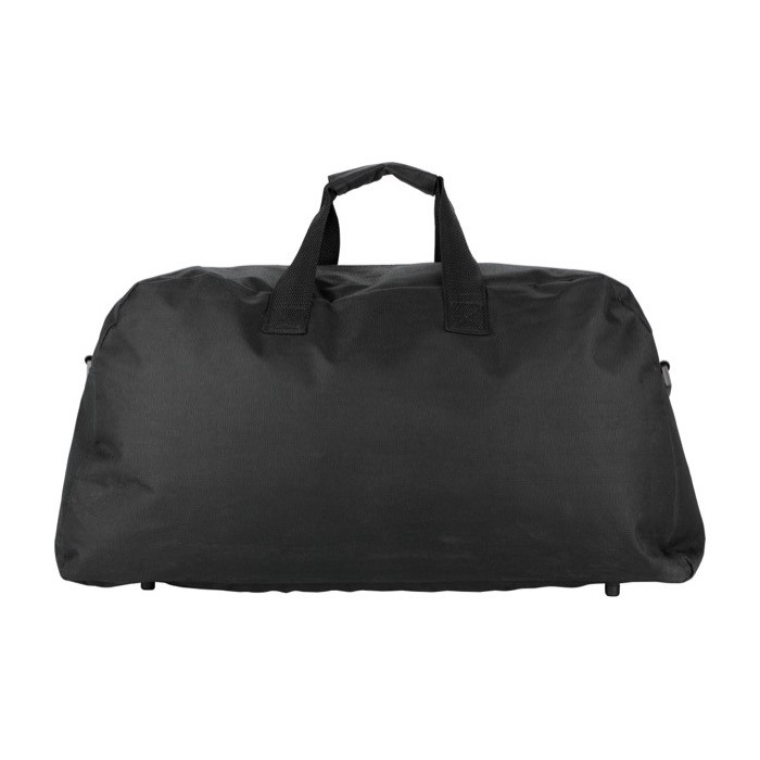 Bolsa de deporte con amplio bolsillo frontal y doble asas color negro primera vista Bolsa de deporte con amplio bolsillo frontal y doble asas color negro primera vista