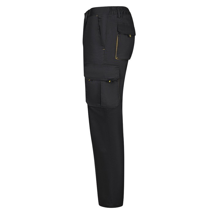 Pantalón de trabajo de sarga con varios bolsillos 200 g/m2 tercera vista Pantalón de trabajo de sarga con varios bolsillos 200 g/m2 tercera vista