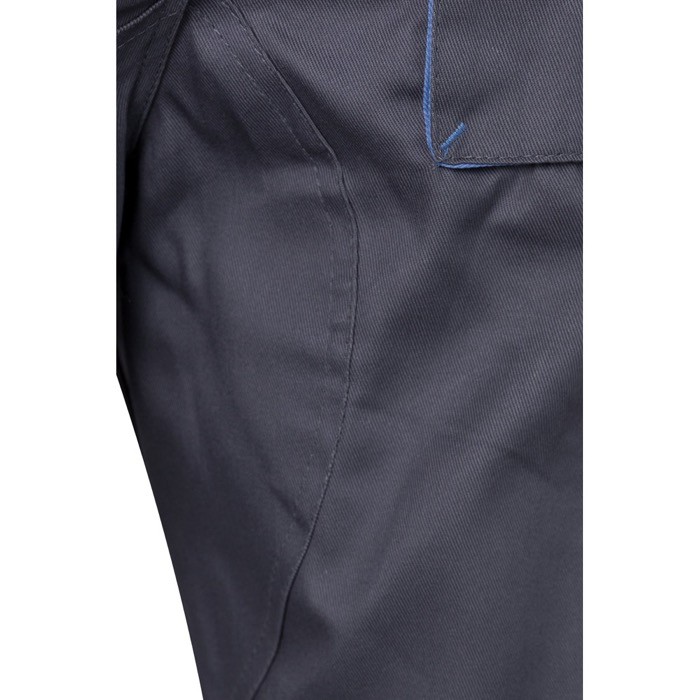 Pantalón de trabajo de sarga con varios bolsillos 200 g/m2 color azul claro septima vista Pantalón de trabajo de sarga con varios bolsillos 200 g/m2 color azul claro septima vista