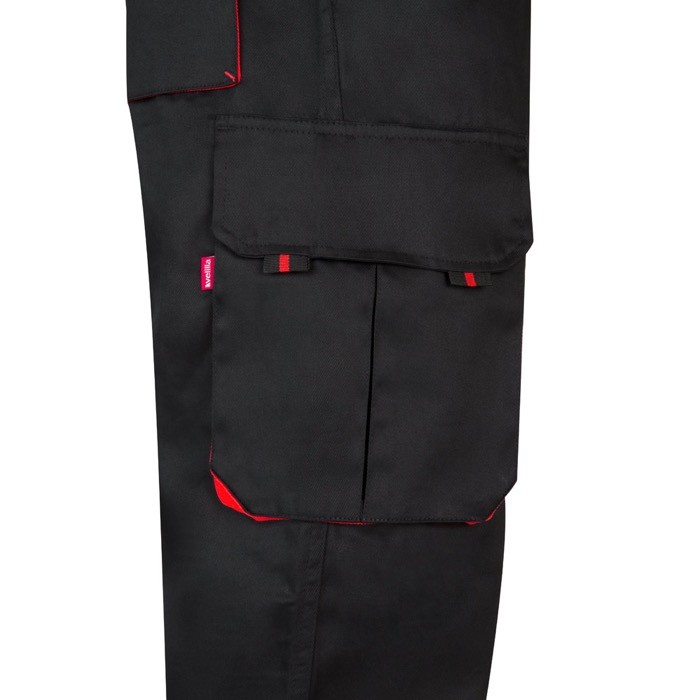Pantalón de trabajo de sarga con varios bolsillos 200 g/m2 quinta vista Pantalón de trabajo de sarga con varios bolsillos 200 g/m2 quinta vista