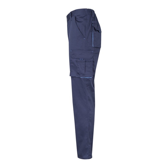 Pantalón de trabajo de sarga con varios bolsillos 200 g/m2 tercera vista Pantalón de trabajo de sarga con varios bolsillos 200 g/m2 tercera vista
