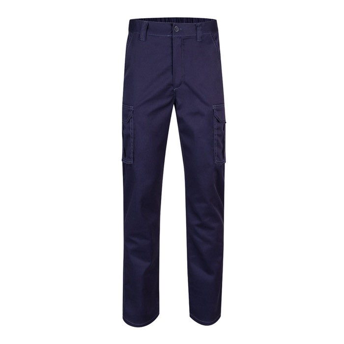 Pantalón de trabajo unisex con bolsillos 290 g/m2 color azul Pantalón de trabajo unisex con bolsillos 290 g/m2 color azul