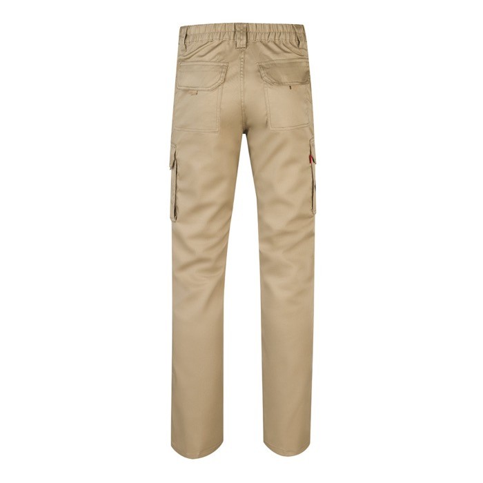 Pantalón de trabajo unisex con bolsillos 290 g/m2 color natural segunda vista Pantalón de trabajo unisex con bolsillos 290 g/m2 color natural segunda vista