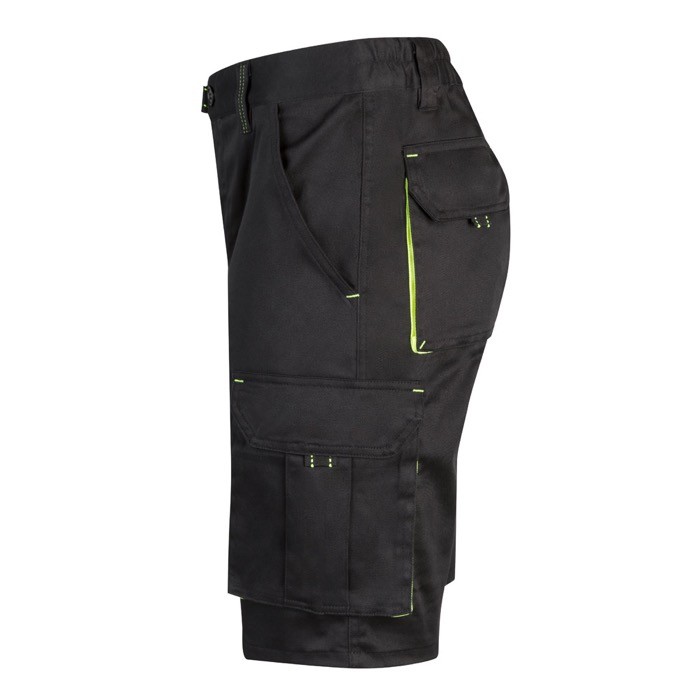 Bermudas laborales bicolor de algodón y poliéster 240 g/m2 tercera vista Bermudas laborales bicolor de algodón y poliéster 240 g/m2 tercera vista