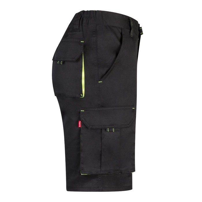 Bermudas laborales bicolor de algodón y poliéster 240 g/m2 cuarta vista Bermudas laborales bicolor de algodón y poliéster 240 g/m2 cuarta vista