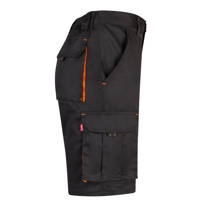 Bermudas laborales bicolor de algodón y poliéster 240 g/m2 cuarta vista Bermudas laborales bicolor de algodón y poliéster 240 g/m2 cuarta vista