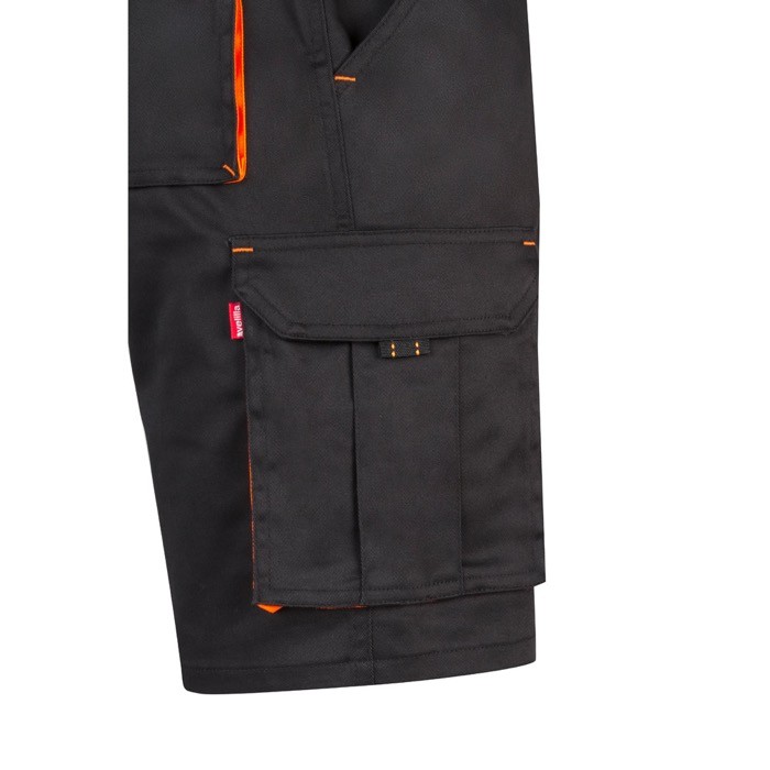 Bermudas laborales bicolor de algodón y poliéster 240 g/m2 quinta vista Bermudas laborales bicolor de algodón y poliéster 240 g/m2 quinta vista