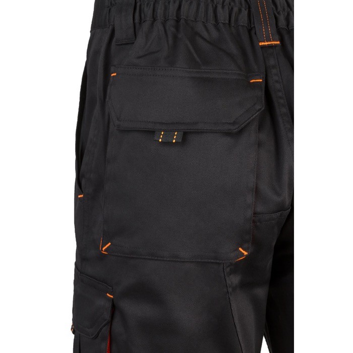 Bermudas laborales bicolor de algodón y poliéster 240 g/m2 sexta vista Bermudas laborales bicolor de algodón y poliéster 240 g/m2 sexta vista