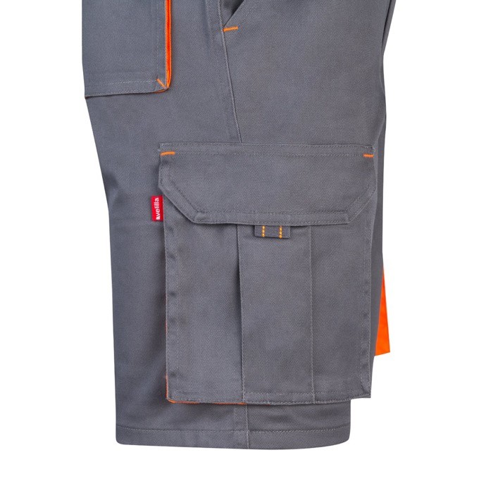 Bermudas laborales bicolor de algodón y poliéster 240 g/m2 quinta vista Bermudas laborales bicolor de algodón y poliéster 240 g/m2 quinta vista