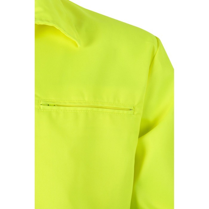 Chaqueta de trabajo extra grande en poliéster y algodón 210 g/m2 quinta vista Chaqueta de trabajo extra grande en poliéster y algodón 210 g/m2 quinta vista
