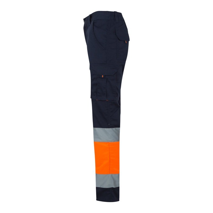 Pantalón de trabajo elástico extra grande con bolsillos 240 g/m2 tercera vista Pantalón de trabajo elástico extra grande con bolsillos 240 g/m2 tercera vista