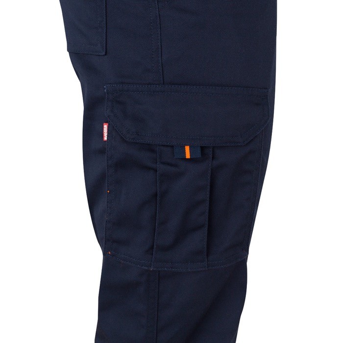 Pantalón de trabajo elástico extra grande con bolsillos 240 g/m2 quinta vista Pantalón de trabajo elástico extra grande con bolsillos 240 g/m2 quinta vista