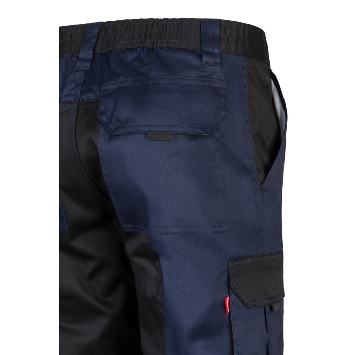 Pantalón de sarga de trabajo de algodón y poliéster 240 g/m2 color azul sexta vista Pantalón de sarga de trabajo de algodón y poliéster 240 g/m2 color azul sexta vista