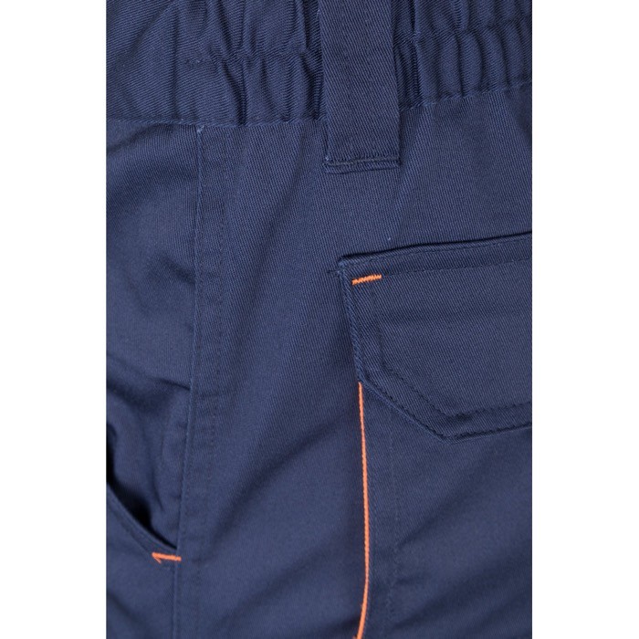 Pantalón laboral unisex bicolor en algodón y poliéster 240 g/m2 septima vista Pantalón laboral unisex bicolor en algodón y poliéster 240 g/m2 septima vista