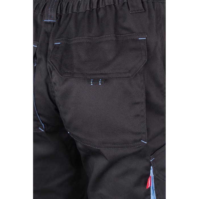 Pantalón laboral unisex bicolor en algodón y poliéster 240 g/m2 sexta vista Pantalón laboral unisex bicolor en algodón y poliéster 240 g/m2 sexta vista