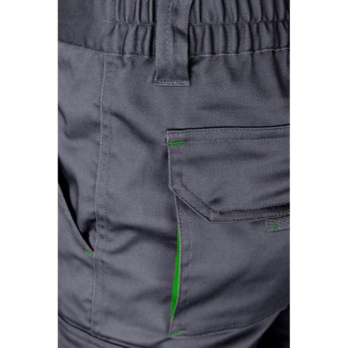 Pantalón laboral unisex bicolor en algodón y poliéster 240 g/m2 septima vista Pantalón laboral unisex bicolor en algodón y poliéster 240 g/m2 septima vista