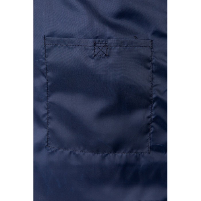 Chaleco multibolsillos acolchado de poliéster de 220 g/m2 color azul marino sexta vista Chaleco multibolsillos acolchado de poliéster de 220 g/m2 color azul marino sexta vista