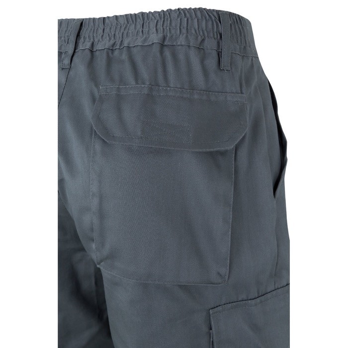 Pantalón de trabajo de algodón y poliéster con reflectantes 210 g/m2 sexta vista Pantalón de trabajo de algodón y poliéster con reflectantes 210 g/m2 sexta vista