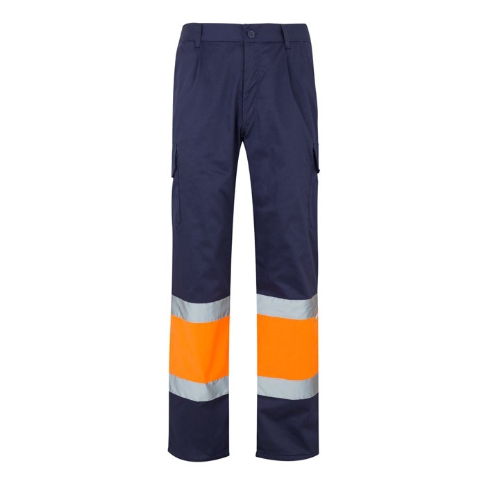Pantalón unisex de trabajo de poliéster y algodón 210 g/m2 color naranja Pantalón unisex de trabajo de poliéster y algodón 210 g/m2 color naranja