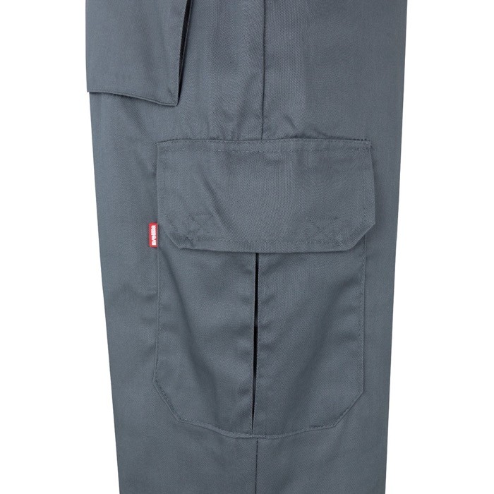 Pantalón laboral multibolsillos en algodón y poliéster 210 g/m2 quinta vista Pantalón laboral multibolsillos en algodón y poliéster 210 g/m2 quinta vista