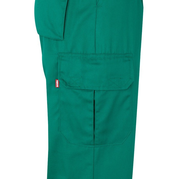 Pantalón laboral multibolsillos en algodón y poliéster 210 g/m2 color verde quinta vista Pantalón laboral multibolsillos en algodón y poliéster 210 g/m2 color verde quinta vista