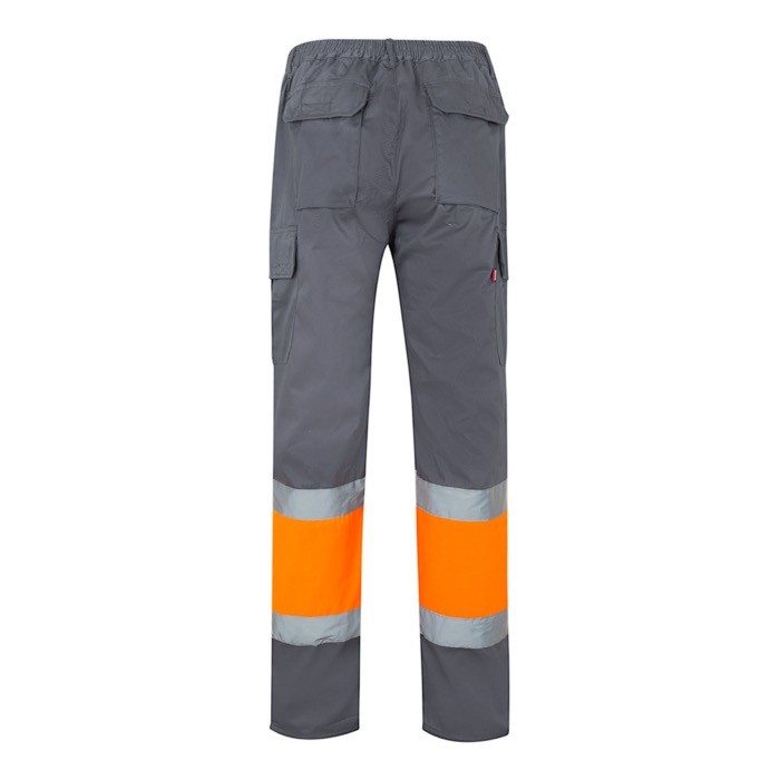 Pantalón laboral unisex en algodón y poliéster 210 g/m2 segunda vista Pantalón laboral unisex en algodón y poliéster 210 g/m2 segunda vista