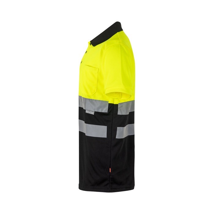 Polo de trabajo de manga corta extra grande 160 g/m2 tercera vista Polo de trabajo de manga corta extra grande 160 g/m2 tercera vista