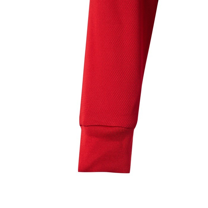 Polo laboral de manga larga con reflectantes 160 g/m2 color rojo octava vista Polo laboral de manga larga con reflectantes 160 g/m2 color rojo octava vista