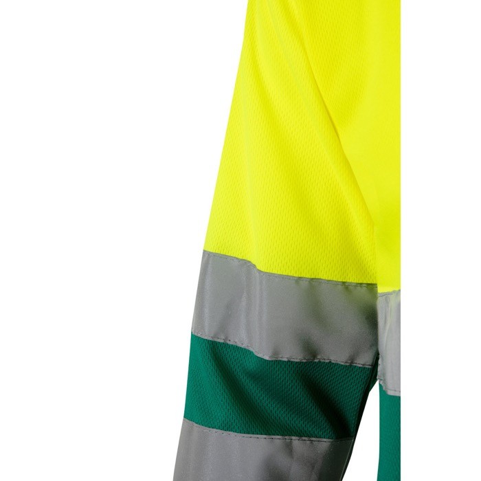 Polo de trabajo de manga larga extra grande en poliéster 160 g/m2 sexta vista Polo de trabajo de manga larga extra grande en poliéster 160 g/m2 sexta vista