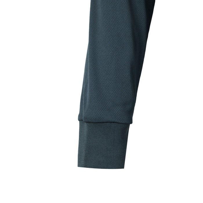 Polo de trabajo de manga larga extra grande en poliéster 160 g/m2 color naranja octava vista Polo de trabajo de manga larga extra grande en poliéster 160 g/m2 color naranja octava vista