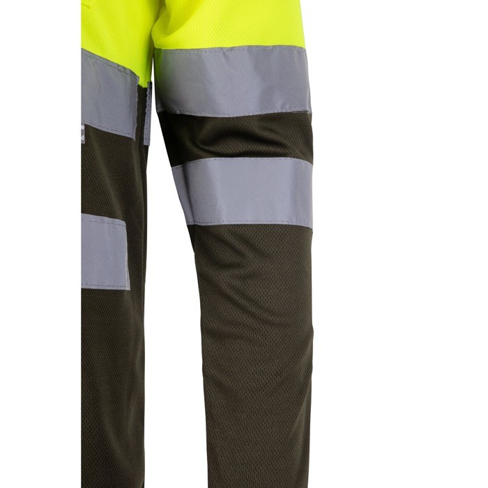 Polo de trabajo de manga larga extra grande en poliéster 160 g/m2 sexta vista Polo de trabajo de manga larga extra grande en poliéster 160 g/m2 sexta vista