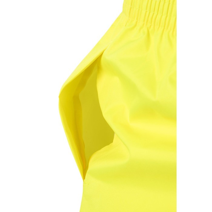 Traje de lluvia de poliéster para trabajar con reflectantes 130 g/m2 color amarillo fluorescente novena vista Traje de lluvia de poliéster para trabajar con reflectantes 130 g/m2 color amarillo fluorescente novena vista