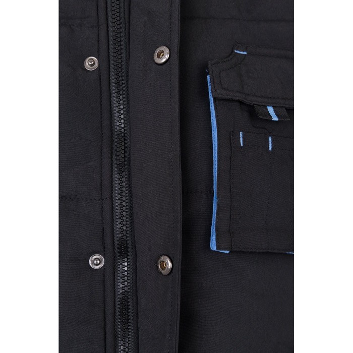 Chaleco laboral unisex multibolsillos de poliéster 120 g/m2 color azul claro quinta vista Chaleco laboral unisex multibolsillos de poliéster 120 g/m2 color azul claro quinta vista