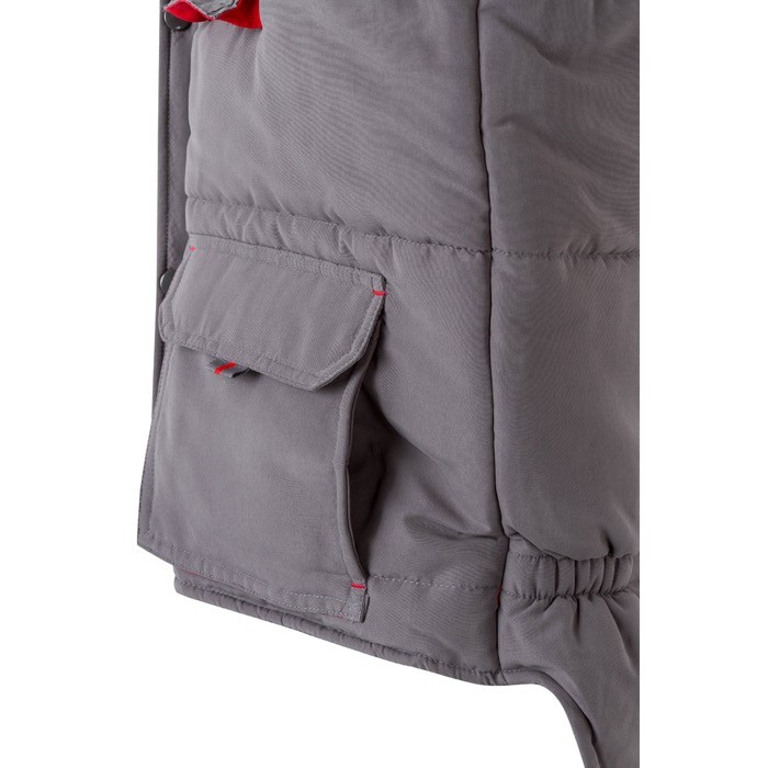 Chaleco laboral unisex multibolsillos de poliéster 120 g/m2 color rojo septima vista Chaleco laboral unisex multibolsillos de poliéster 120 g/m2 color rojo septima vista