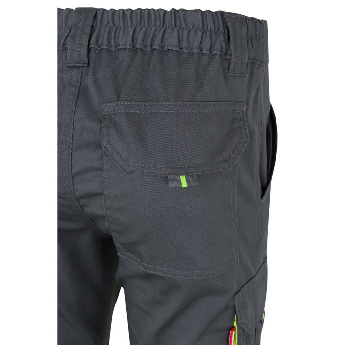 Pantalón de trabajo multibolsillos elástico bicolor 240 g/m2 sexta vista Pantalón de trabajo multibolsillos elástico bicolor 240 g/m2 sexta vista